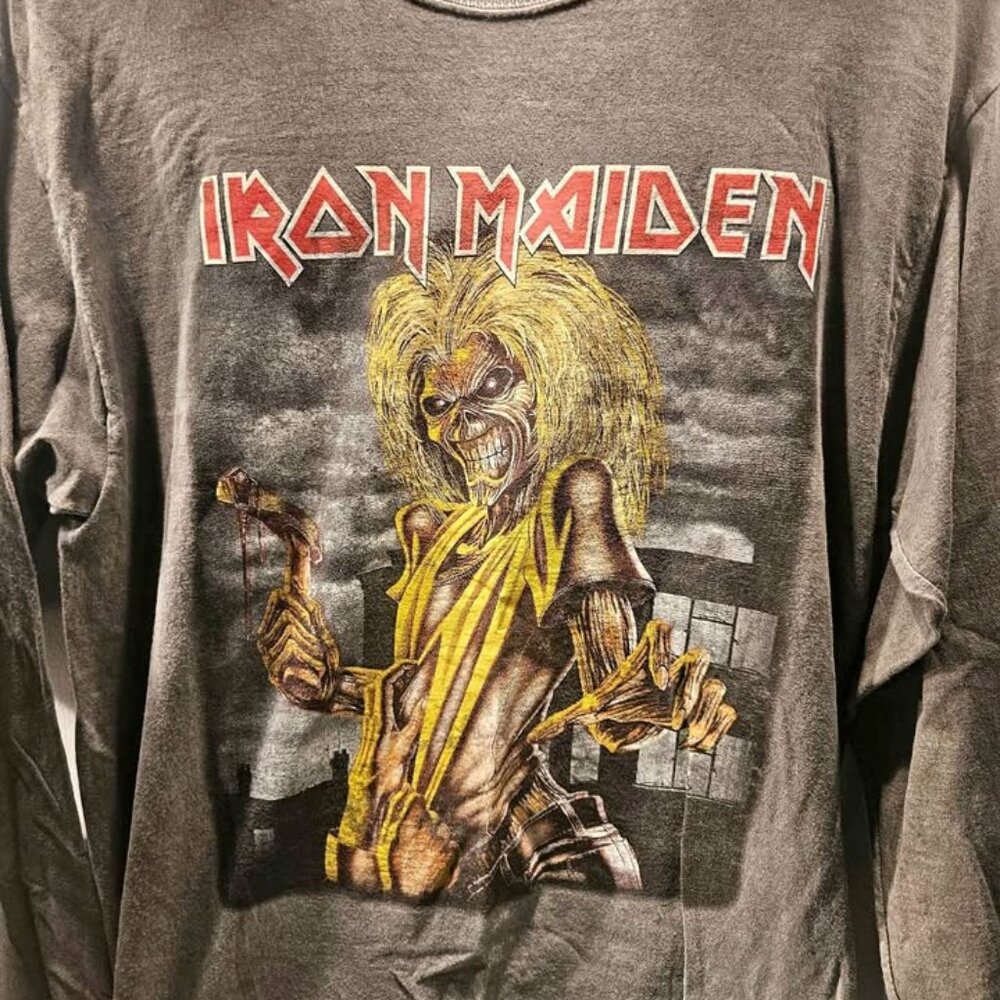 Iron Maiden "Killers" Long Sleeve Shirt (Size S/M)
